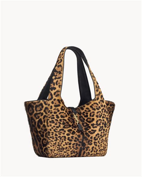 ysl leporad print pony hair leather tote|LE 5 À 7 BEA in pony hair leather .